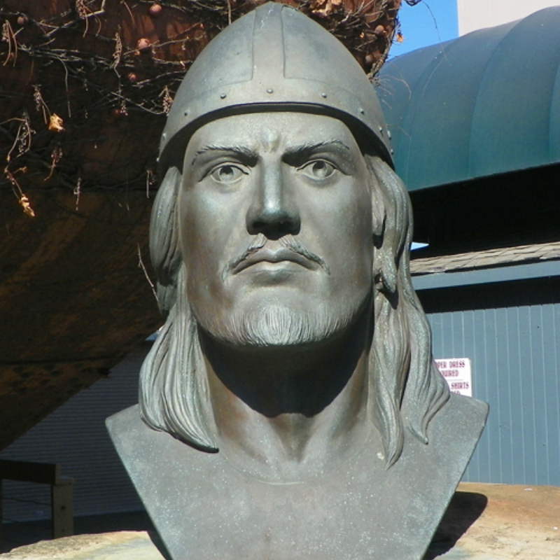 Le buste de Leif Erikson (géant, je sais)